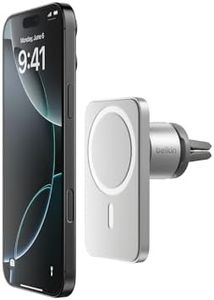 Belkin MagSafe Vent Mount Pro-MagSafe Phone Mount for Car-Car Accessories-Car Phone Holder Mount-Magnetic Phone Holder for iPhone 14, iPhone 13, iPhone 12 Pro Max, Pro, Mini Models (Renewed Premium)