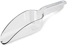 New Star Foodservice 538260 Polycarbonate Plastic Utility Ice Scoop (Clear | 12 oz)