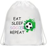 JYTAPP Soccer Bags Eat Sleep Soccer