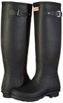 HUNTER Women's Original Tall Snow Boot, Black/Matt, 8