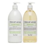 Phillip Adam Unscented Shampoo and Conditioner Set - pH Balancing - Sulfate Free & Paraben Free - 1L Each