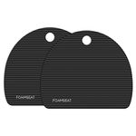 FOAMSEAT Stadium Seat Cushion, Bleacher Cushion, Portable and Waterproof, Perfect for Outdoor Events Use (15 * 13 * 1 inch, Black, 2)