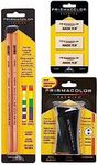 Prismacolor Premier Accessory Set, Includes Colorless Blender Pencils (2 Piece), Premier Pencil Sharpener(1 Piece) & Magic Rub Erasers (3 Piece)