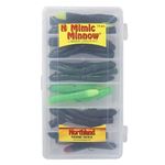 Northland Fishing Tackle Mimic Minnow Limber Leech Walleye Fishing Kit, Assorted Sizes and Leech Imitation Colors