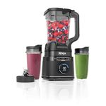 Ninja 2-in-1 Detect Power Blender Pro & Single Serve, 1200W Blender With Jug, & 2x Single Serve Cups, Blend Smoothies, Chop Vegetables & Mix Frozen Drinks, Black, TB301UK