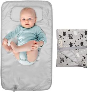 HAMUR HOME Portable Baby Changing Pad – Waterproof, Foldable & Lightweight Travel Mat – Soft & Machine Washable Diaper Changer – Compact & Durable (Fox)