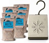 EarthKind Fresh Cab Moth Deterrent - Moth Deterrent for Closet, Pantry & More - DIY Pest Control Pouches - Cedarwood Oil & Geranium Oil - New Packaging - 6-Pack, Extended Release Pouch Pod