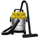 INALSA Wet and Dry Vacuum Cleaner for Home, 15 ltr Capacity,1400 W, 20 kPa Suction , Blower Function,HEPA Filter, Wet Vacuum Cleaner for Sofa, House Cleaning Machine,Stainless Steel Body (WD 15)