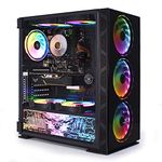 Veno Scorp Gaming PC Desktop Computer: i7-3770 3.90Ghz / 16GB RAM/GTX 1650 4GB / 256GB SSD / 1TB HDD / 500W 80+ PSU/NEONZILLA 8 FAN ARGB CASE/WIFI/WINDOWS 10