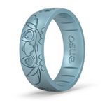 Enso Rings Etched Lilo & Stitch Disney Silicone Ring - Comfortable and Flexible Design - Experiment 626-8