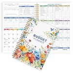 Budget Planner - Monthly Finance Organizer with Expense Tracker Notebook to Manage Your Money Effectively, Undated Finance Planner/Account Book, Start Anytimem,A5(8.6x5.9 inchs),100gsm Paper - Water