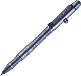 SMOOTHERPRO Bolt Action Pen Stainless Steel Ballpoint Pen Compatible with Pilot G2 Refill for Business EDC Signature Color Gray (TG206)