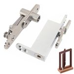 MIMIRACLE Heavy Duty Self Closing Door Pivot Hinges - Adjustable Speed, 304 Stainless Steel, 360 Degree Shaft, Hidden Door Hinges for Wood Secret Door