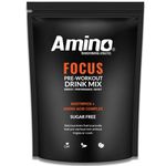 Amino Focus - Pre Workout Powder - 8000mg Nootropics with Caffeine, Creatine & Amino Acids - Preworkout Drink Men & Women - Sugar Free & Suitable for Vegans (Orange, 22 Servings)