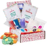 Baketivity Pretty Petals Cookie Making Kit for Kids - DIY Baking Set with Pre-Measured Ingredients - Party Supply Kit for Children Ages 6 and Up - Best Gift Idea for Boys and Girls