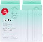 Fortify Under Eye Pads for Dark Circles & Puffy Eyes - Korean Eye Mask with Zeolite - Rejuvenates + Hydrating Eye Patches for Dark Circles Treatment - 10 Pairs Anti-Aging Under Eye Masks