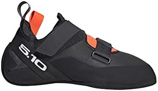 adidas Men's Five Ten Kirigami Rental Climbing Shoes Sneaker, Carbon/Black/Solar Red, 10