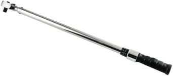 K Tool International 72126A Ratcheting Torque Wrench with 1/2" Drive for Garages, Repair Shops, and DIY, 30-250 ft/lbs., Click Style, Laser Marked Scales, Quick Release, Carrying Case, Non-Slip Handle