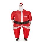 THE TWIDDLERS - Inflatable Christmas Santa Claus Suit for Adult Xmas Fancy Dress Costume Party - One Size