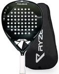 RYZE PEGASUS Padel Racket in 100% Carbon Fiber - Max Power + Control - Pro Paddle Racket for Adults EVA-17 Flex Foam - 360g Light & Durable - Paddle Tennis Racket + Free Carry Case Included