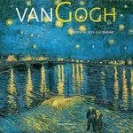 Graphique 2025 Van Gogh Mini Wall Calendar | 7” x 7” | Thick Paper | Home & Office Organizer | Large Monthly Grid | 3 Languages & Marked Holidays | 4 Month Preview Page for 2026