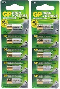 A23 12V Alkaline 23-A replacement battery 23AE GP - 10 Pack