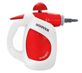 Hoover SteamJet Express Handheld Steam Cleaner, SSNH1000, Chemical-Free, Hygiene, Allergy, Best Germ Killer,Tools Included, Plastic, 1000 W, White/Red