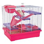 Rosewood Pico Hamster Cage, Extra Large, Pink