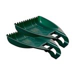 St@llion Stallion Leaf Grabber, Leaf Hands, Leaf and Grass Removal Handheld Leaf Collector, Garden Cleaning Waste Rubbish Litter Scoop Lawn Rubbish Collector(Pair), Green