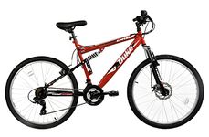 Dallingridge Duke DS Full Suspension Mountain Bike, 26" Wheel - Red/Black