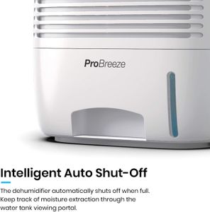 Pro Breeze 1500ml Compact Dehumidifier – Portable Moisture Remover
