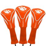 NCAA Clemson Tigers 3-Pack Contour Golf Club Headcover