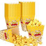 100 Pack Popcorn Boxes for Movie Night Mini Paper Popcorn Buckets Cardboard Popcorn Bags Snack Popcorn Container Popcorn Holders for Party Decorations Movie Theater Carnival ()