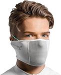 Naroo F1s - Reusable Anti-Dust Cooling Breathable Sports Mask with UV Protection for Cycling Running Biking (Large, White)