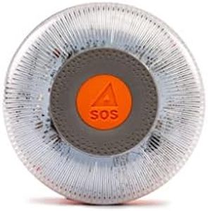FlashLED SOS Luz de Emergencia V16 Conectada Obligatoria 2026 Homologada, Autorizada DGT, Tarjeta SIM y Servicio hasta 2038, Base Imantada, Resistente Agua y Polvo IP54, Cobertura y Geolocalización