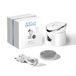 MINT sonic facial cleansing brush and massager - waterproof silicone face brush, deep cleansing, gentle exfoliating, flawless cleanse for Removing Blackhead, Wrinkle, Anti-Aging, Skin Tightening