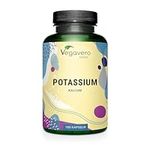 Vegavero Potassium Citrate Capsules | Optimally Dosed 500mg | NO Additives | Vegan Potassium Supplement | 180 Capsules