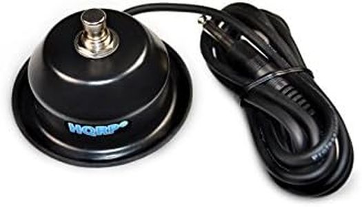 HQRP 1-Button Guitar Amp Footswitch for Fender 099-4049-000 fits FM, Mustang, Blues Junior amps Plus HQRP Coaster