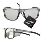 Riley Navigator X Premium Safety Glasses for Work – Anti-Fog, Scratch-Resistant Protective Work, Sports & Cycling Glasses - UV400 Safety Sunglasses Men & Women Suitable Eyewear - LED Lens