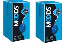 Moods All Night -20's Condom (Set of 2, 44 Sheets)