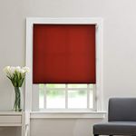 Deco Window Semi-Blackout Roller Blinds for Windows (29 Inches W X 84 Inches H, Dry Rose) Light Filtering Roll-Up Shades Sun UV Protection for Home & Office