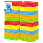 AIDEA Microfibre Cloths 100 Pack, Ultral Absorbent Lint-Free Washcloths Microfiber Cleaning Rags, All-Purpose Washable Car Cloth Wipes for Detailing, Office, Household Cleaning,30X30CM