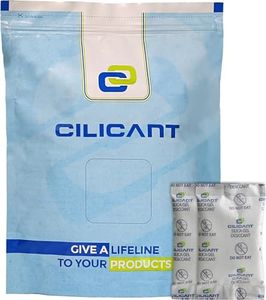 CILICAnT 2 Gram (500 Pcs) Premium Silica Gel White Packets Desiccant Dehumidifiers, Non-Indicating Silica Gel Packs for Moisture Absorption (2 Gram X 500 Pcs = 1 Kg)