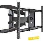 Invision Ultra Strong TV Wall Bracket Mount Double Arm Tilt & Swivel for 37-75 Inch (94-190.5cm) LED LCD OLED Plasma & Curved Screens - Up to VESA 600mm(w) x 400mm(h) - Max Load 50kg (HDTV-DXL)