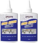 APULITO Household Black Stain Gel for Bathroom Shower Kitchen Tile Sink Countertop 10 Fl Oz (Pack of 2)
