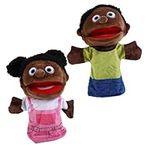 CIYODO 2pcs Family Hand Puppet Cart