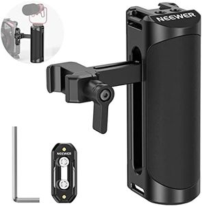 NEEWER Impugnatura laterale NATO con morsetto NATO regolabile su e giù, guida NATO, supporto per scarpa fredda, filettatura da 1/4", chiave esagonale, impugnatura universale in alluminio compatibile