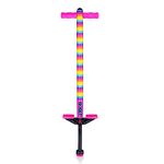 Flybar Foam Jolt Pogo Stick for Kids Age 5 and Up, Between 40 to 80 Pounds, Beginners Kids Pogo Stick for Boys and Girls (Rainbow)