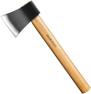 Dream Reach Professional Throwing Axe - with Wooden Handle, Hand Forged Throwing Hatchet, 15.7" Throwing Game Axe for Backyard, Competition, Recreation