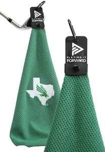 Playing It Forward Magnetic Golf Towel with Clip - Waffle Weave Microfiber Towel with Industrial Strength Magnet for Golf Bag & Cart - Club Cleaner & Golfing Accessories Present for Mom, Mean Green